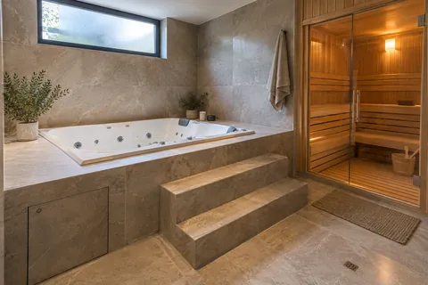 Jacuzzi & sauna installation by BaytiFix, Broumana