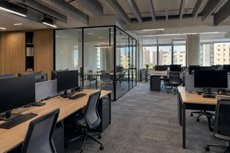 Multi-floor workplace fit-out by BaytiFix, Sin El Fil