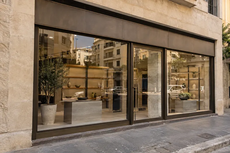 Retail storefront works by BaytiFix, Lebanon