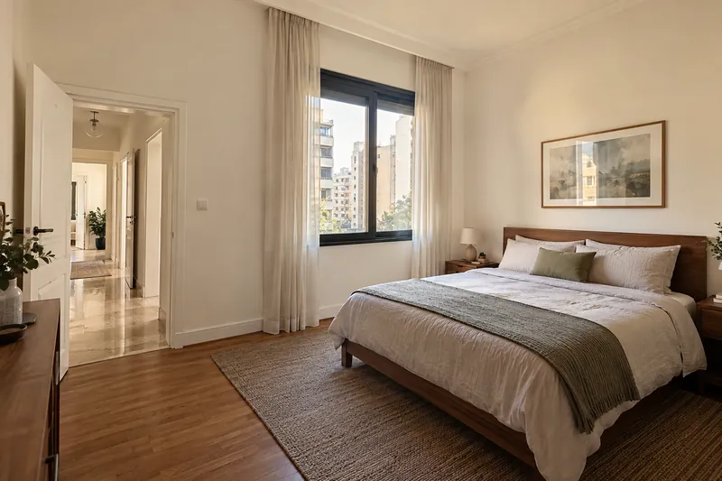 Four-bedroom apartment painting by BaytiFix, Verdun, Beirut