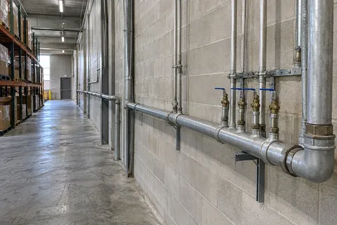 Warehouse piping system by BaytiFix, Jounieh