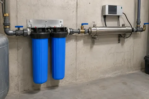 Building water filtration & UV by BaytiFix, Ain Mrayseh, Beirut