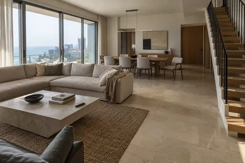 Waterfront duplex fit-out by BaytiFix, Beirut waterfront